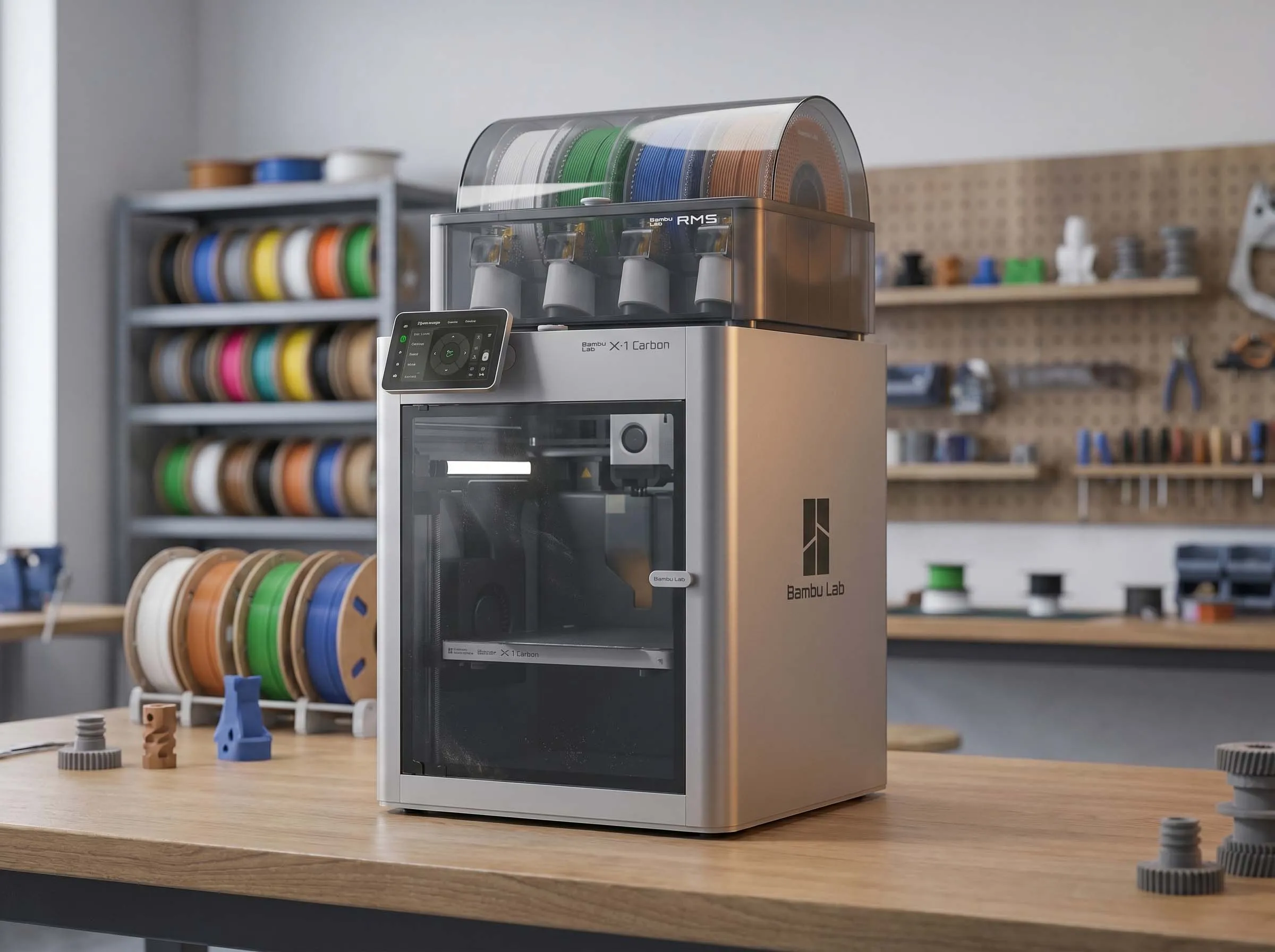 Bambu Lab X1 Carbon 3D-Drucker mit Multifilament-System bei FECH Konstruktion und Fertigung